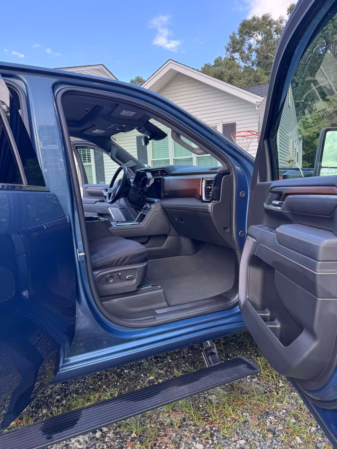 Truck interior cleaned by Refined Detailing